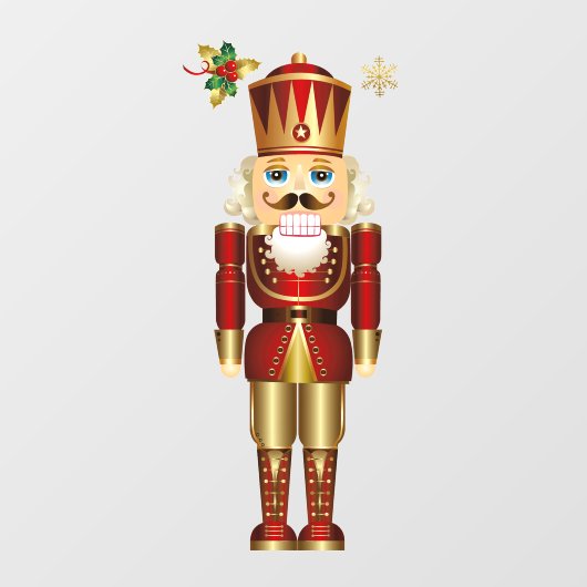 Nutcracker Window Cling Raamsticker (Vel)
