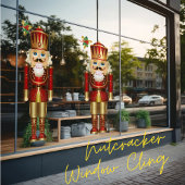 Nutcracker Window Cling Raamsticker