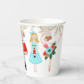Nutcracker Winter Ballet Gold Snowflake Birthday P Papieren Bekers (Achterkant)