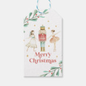 Nutcracker Winter Ballet Kerstmis Cadeaulabel (Voorkant)