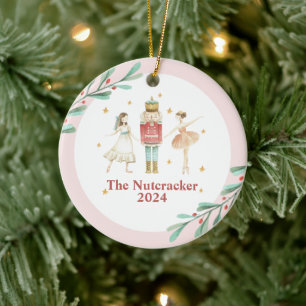 Nutcracker Winter Ballet Kerstmis Keramisch Ornament