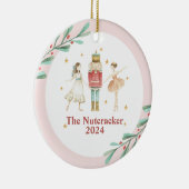 Nutcracker Winter Ballet Kerstmis Keramisch Ornament (Rechts)