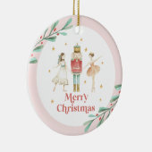 Nutcracker Winter Ballet Kerstmis Keramisch Ornament (Rechts)