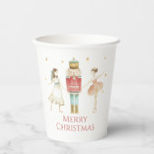 Nutcracker Winter Ballet Kerstmis Papieren Bekers (Voorkant)