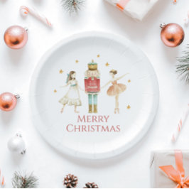 Nutcracker Winter Ballet Kerstmis Papieren Bordje