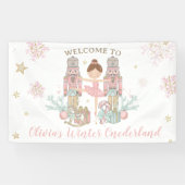 Nutcracker Winter Onederland 1e verjaardag achterg Spandoek (Horizontaal)