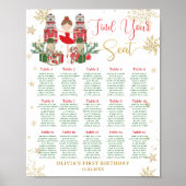 Nutcracker Winter Onederland 1st Birthday Seating Poster (Voorkant)