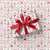 Nutcracker Wrapping Paper Festive Teddy Bear Cadeaupapier