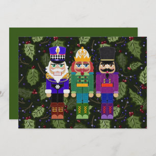 Nutcrackers Feelt stijl Merry Kerstmis