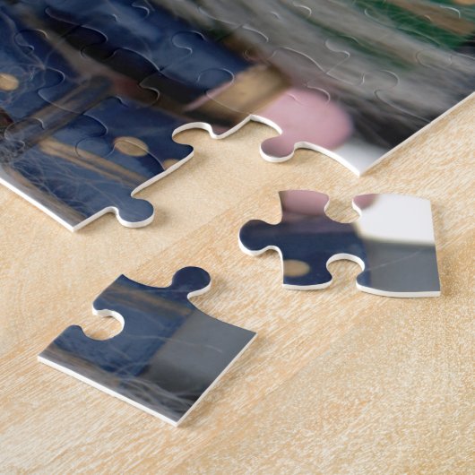 nutcrackers groep prettige feestdagen puzzel legpuzzel (Zijkant)