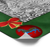 Nutcrackers Holiday Lijst Creëer Uw eigen foto Poster (Hoek)