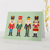 Nutcrackers Napkins Large Gift Bag Kaart (Gele Bloem)