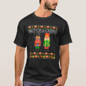 Nutcrackers Soldaat Ugly Kerstcrack Deez Nuts T-shirt (Voorkant)