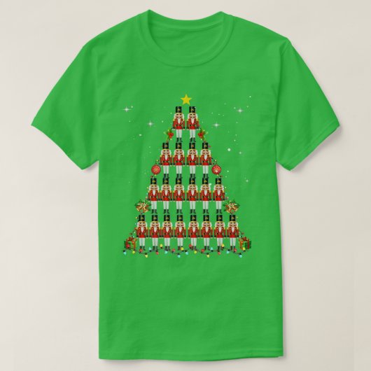 Nutcrackers Toy Christmas Tree Nutcracker Funny X T-shirt (Design voorkant)