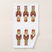 Nutcrackers voor kerstvakantiehanddoekset bad handdoek (Handdoek)