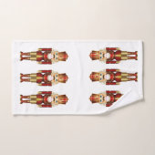 Nutcrackers voor kerstvakantiehanddoekset bad handdoek (Handdoek)