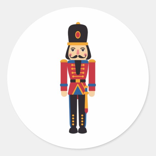 Nutcrackin Ronde Sticker (Voorkant)