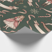 Nutcraker Elegant Cadeaupapier (Hoek)