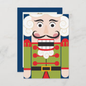 Nutcraker ~ Invitaties Kaart (Voorkant / Achterkant)