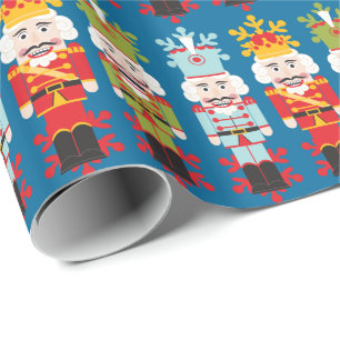 Nutcrakers ~ Roll Gift Wrapping Paper COLOR CHANGE Cadeaupapier