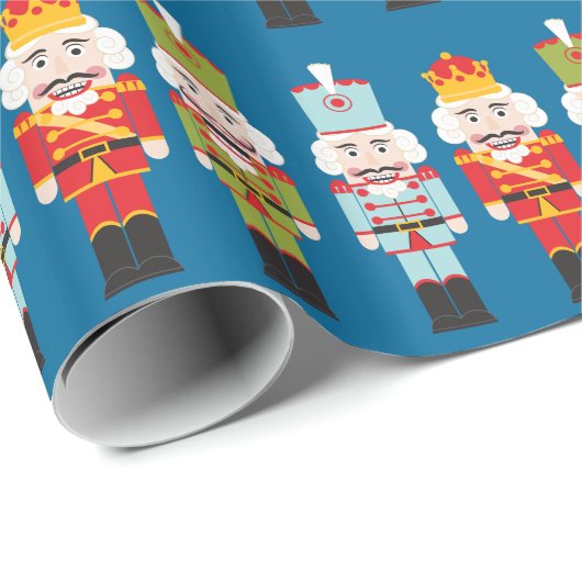 Nutcrakers ~ Roll Gift Wrapping Paper COLOR CHANGE Cadeaupapier (Rol Hoek)
