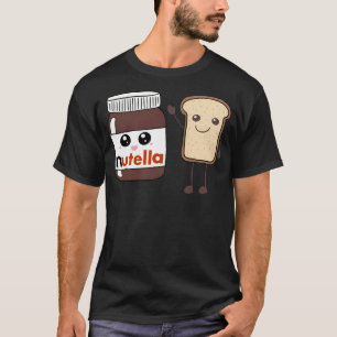 Nutella en brood t-shirt