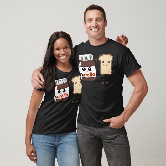 Nutella en brood t-shirt (Unisex)