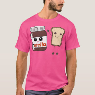 Nutella en brood t-shirt