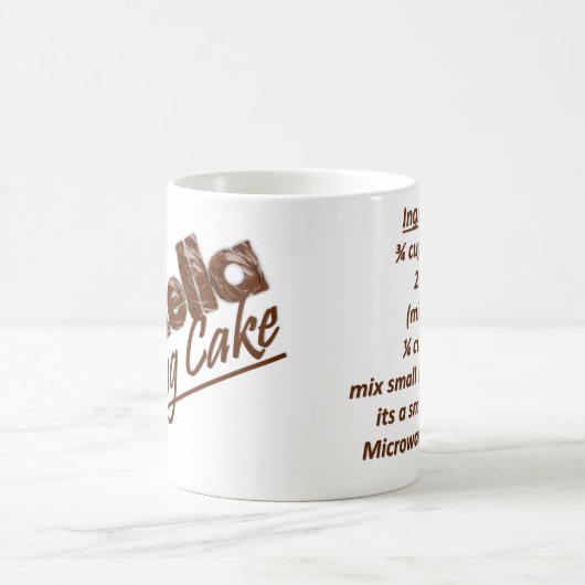 Nutella Mug Cake Mug Koffiemok (Center)