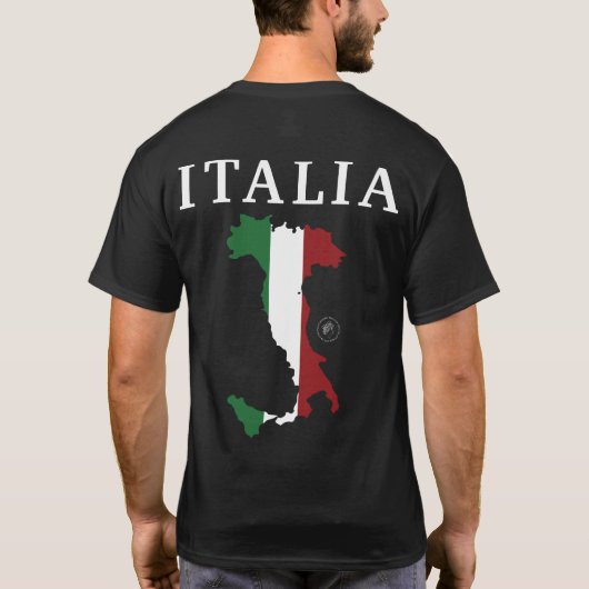 NUTELLA - no-tell ITALIAANSE FUNNY SHIRT (Achterkant)