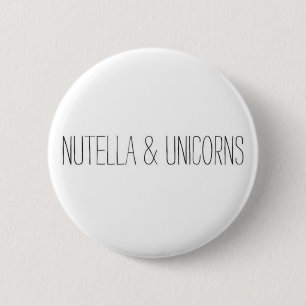 Nutella & Unicorns Ronde Button 5,7 Cm