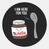 Nutella's Pner Ronde Sticker (Voorkant)