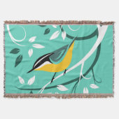 Nuthatch Art Deken (Voorkant)