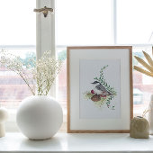 Nuthatch Bird Art Print