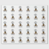 Nuthatch Bird Backyard Birder Birdwatcher Cadeaupapier (Vlak)