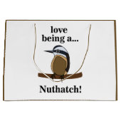 Nuthatch Bird Backyard Birder Birdwatcher Groot Cadeauzakje (Voorkant)