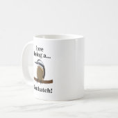 Nuthatch Bird Backyard Birder Birdwatcher Koffiemok (Voorkant links)