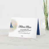 Nuthatch Bird Sympathie voor elke gelegenheid Kaart (Achterkant)