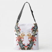 Nuthatch Birds Wildlife laat dieren Canvas tas (Achterkant)