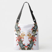 Nuthatch Birds Wildlife laat dieren Canvas tas (Voorkant)