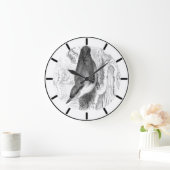 Nuthatch British Bird Large Clock Grote Klok (Huis)