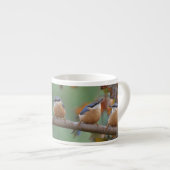 Nuthatch collage espresso kop (Voorkant rechts)
