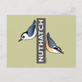 Nuthatch Fan Briefkaart (Voorkant)