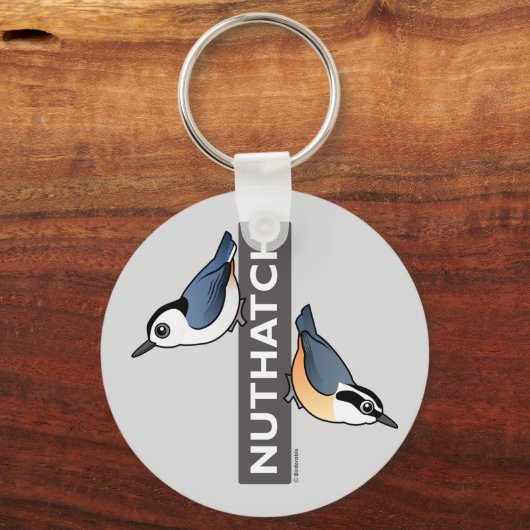Nuthatch Fan Sleutelhanger (Voorkant)