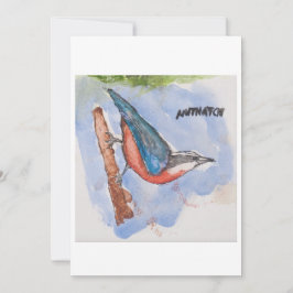Nuthatch Greeting Card Kaart