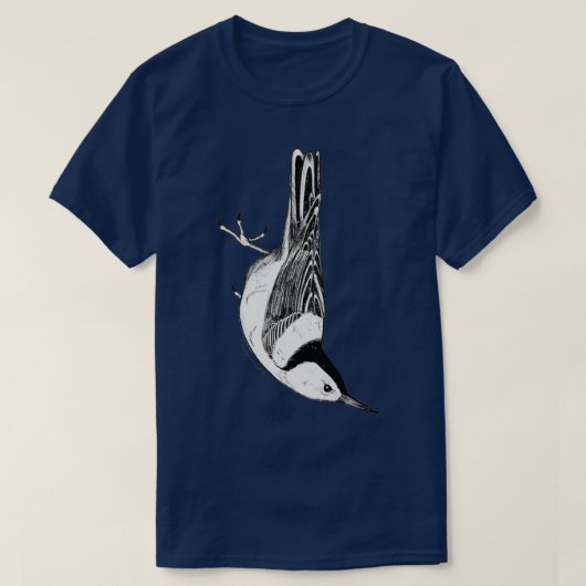 Nuthatch Illustration T-shirt (Design voorkant)