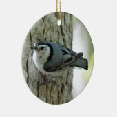 Nuthatch Keramisch Ornament (Rechts)
