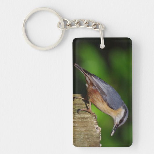 Nuthatch Keyring Sleutelhanger (Voorkant)