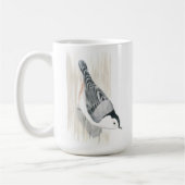 Nuthatch-Mok met witte borstkas Koffiemok (Links)