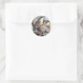 Nuthatch Ronde Sticker (Tas)